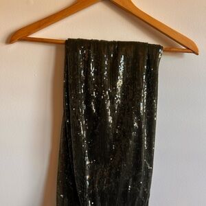 a new day Olive Sequin Pencil Skirt